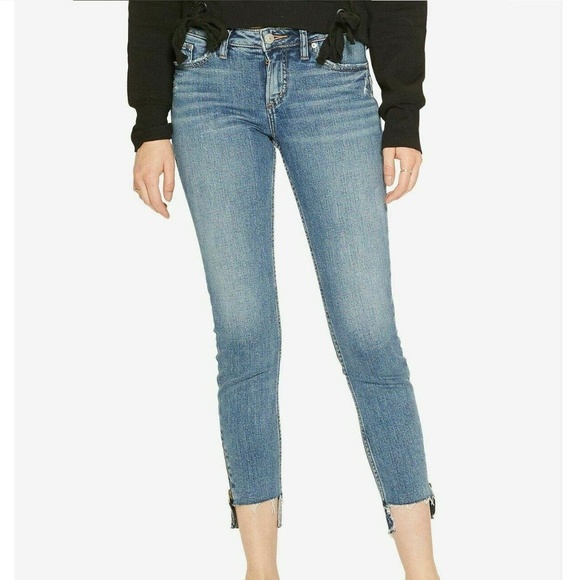 Silver Jeans Women 31X27 Indigo Jeans 8BB44 - Picture 2 of 10